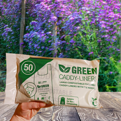 green compostable caddy liners